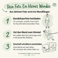 So entsteht dein Mondbild in drei Schritten