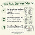 So entsteht euer Roter-Faden-Bild in drei Schritten