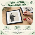 Fadenbild Roter Faden: von Hand vormontiert bei GRAVURZEILE in Neukirchen-Vluyn