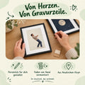 Fadenbild Mond vom Himmel: von Hand vormontiert bei GRAVURZEILE in Neukirchen-Vluyn