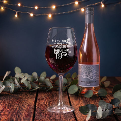 Stölzle Lausitz Weinglas mit Gravur "It´s the most wonderful Wine of the Year"