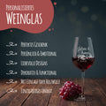 Stölzle Lausitz Weingläser mit Gravur im "Wedding" Design als Set inkl. bedruckter Holzkiste