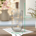 Flaschenlicht mit LED-Lichterkette im Wunscherfüller Design - Weihnachtsdeko zum Verschenken