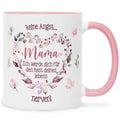 Bedruckte Tasse mit Spruch Keine Angst Mama