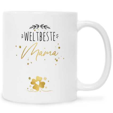 Bedruckte Tasse mit Spruch "Weltbeste"