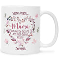 Bedruckte Tasse mit Spruch Keine Angst Mama
