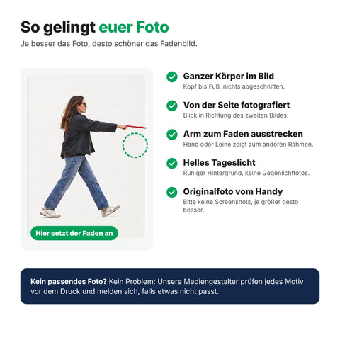Fototipps für das Fadenbild