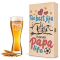 Stölzle Lausitz Weizenglas "The best life Papa life" mit Namen