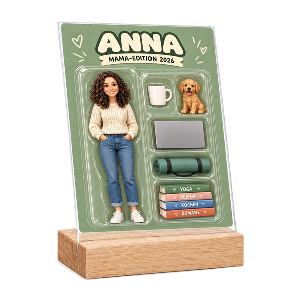 Actionfigur auf Acrylglas - Personalisiertes Geschenk aus Deinem Foto GRAVURZEILE