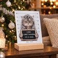 Plätzchendieb auf Acrylglas - Personalisiertes Geschenk mit Deinem Tierfoto zu Weihnachten GRAVURZEILE – Bild 3