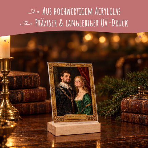 Ölgemälde auf Acrylglas - Personalisiertes Portrait aus Eurem Foto GRAVURZEILE – Bild 5