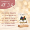 Die Heimfahrt auf Acrylglas - Personalisiertes Weihnachtsgeschenk für Paare & Familien GRAVURZEILE – Bild 7