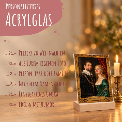 Ölgemälde auf Acrylglas - Personalisiertes Portrait aus Eurem Foto GRAVURZEILE – Bild 8