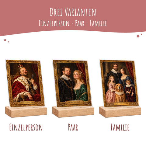 Ölgemälde auf Acrylglas - Personalisiertes Portrait aus Eurem Foto GRAVURZEILE – Bild 4