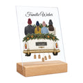 Die Heimfahrt auf Acrylglas - Personalisiertes Weihnachtsgeschenk für Paare & Familien GRAVURZEILE – Bild 10