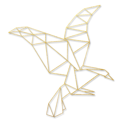 Origami Adler aus Holz -