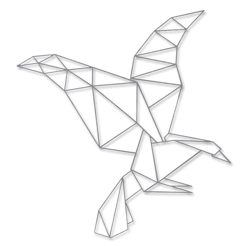 Origami Adler aus Holz -