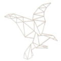 Origami Adler aus Holz -