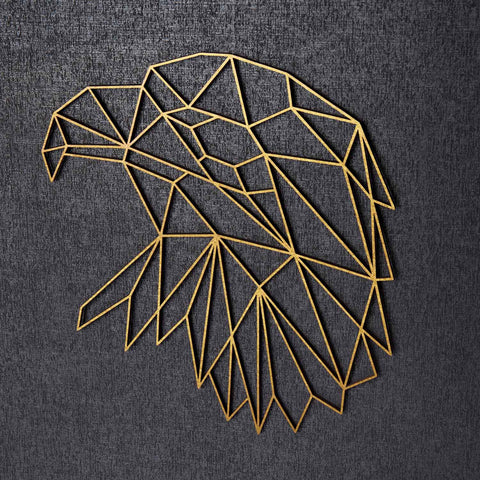 Origami Adlerkopf aus Holz -