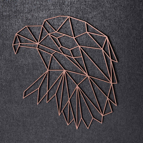 Origami Adlerkopf aus Holz -