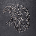 Origami Adlerkopf aus Holz -