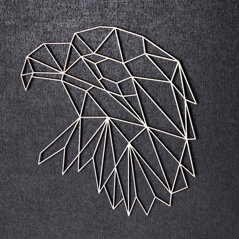 Origami Adlerkopf aus Holz -