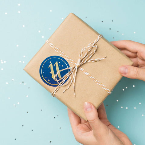 Adventskalender Zahlenaufkleber zum basteln mit bunten Zahlen für Weihnachten zum Selbstgestalten