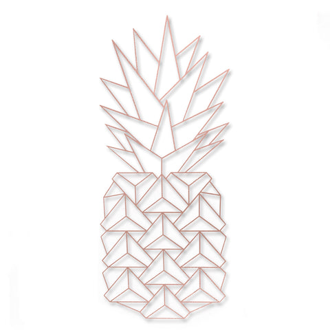 Origami Ananas V2 aus Holz -