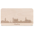 Frühstücksbrettchen Skyline Augsburg