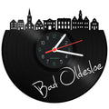 Schallplattenuhr Skyline Bad Oldesloe