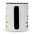 Bedruckte Tasse mit Spruch Ich beobachte euch alle