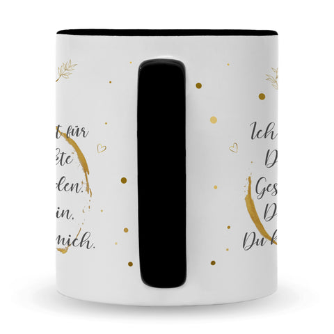 Bedruckte Tasse Schatz Ich habe versucht