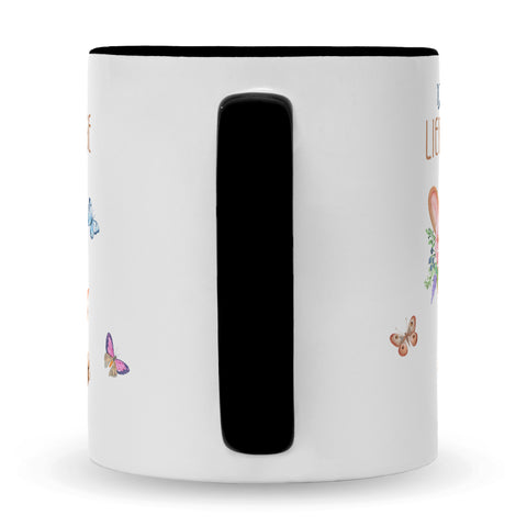 Bedruckte Tasse mit Spruch Lieblingshase