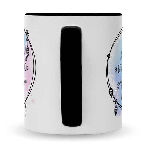 Bedruckte Tasse mit Spruch Große Herzen wie Deins