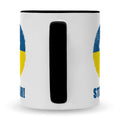 Bedruckte Tasse mit Spruch Stop War Ukraine