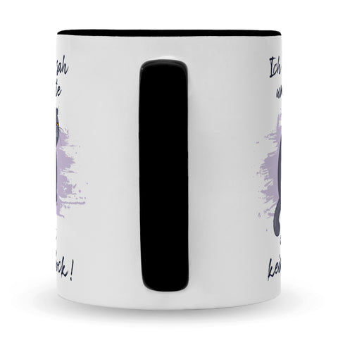 Bedruckte Tasse mit Spruch Ich kam, sah und hatte direkt keinen Bock V2