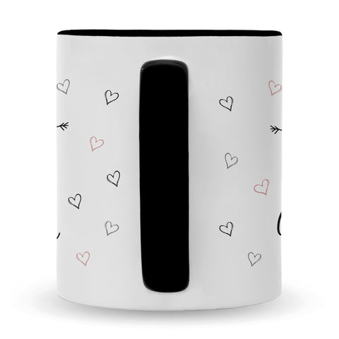 Bedruckte Tasse mit Spruch Nimm dir Zeit