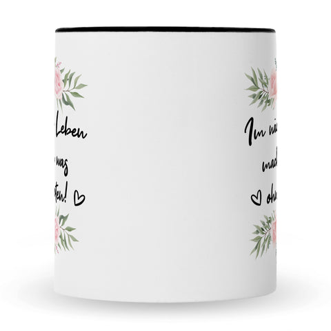 Bedruckte Tasse mit Spruch Im nächsten Leben
