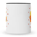 Bedruckte Tasse mit Spruch Burger to my fries