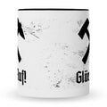Bedruckte Tasse mit Spruch Glück Auf!