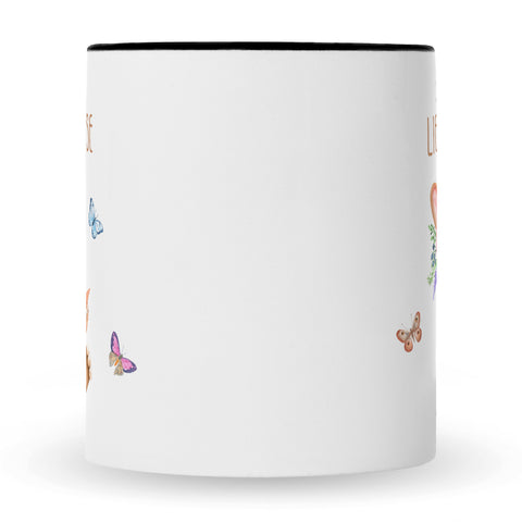 Bedruckte Tasse mit Spruch Lieblingshase