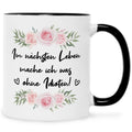Bedruckte Tasse mit Spruch Im nächsten Leben