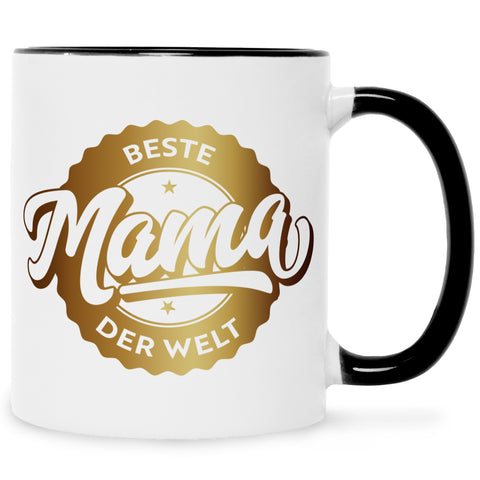 Bedruckte Tasse mit Spruch Beste Mama der Welt