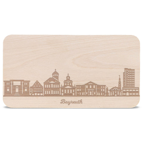 Frühstücksbrettchen Skyline Bayreuth