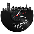 Schallplattenuhr Skyline Bayreuth