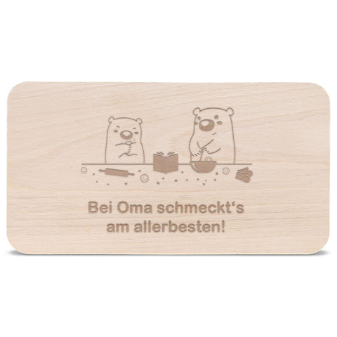 Frühstücksbrettchen Bei Oma schmeckt´s am allerbesten