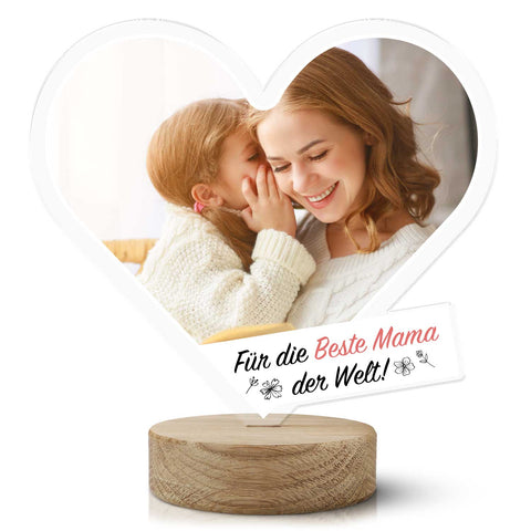 Fotogeschenk Für die Beste Mama der Welt aus Acrylglas
