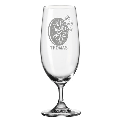 Leonardo Bierglas mit Gravur "Darts" mit Namen