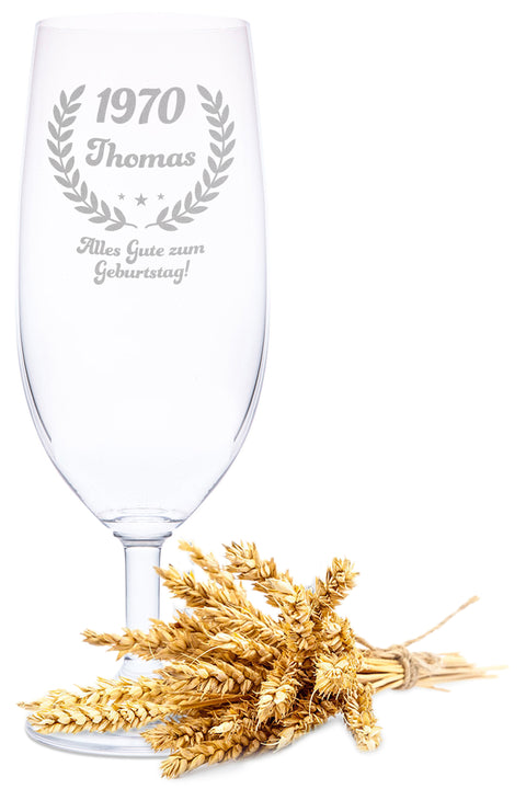 Leonardo Bierglas mit Gravur "Geburtstagsbier"