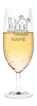 Leonardo Bierglas mit Gravur "It's beer o'clock"